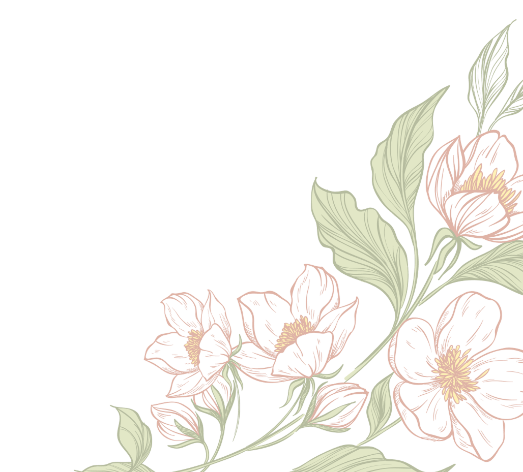 Decorative flower right